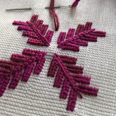 șarpe felIN / pânză tradițională de in și bumbac