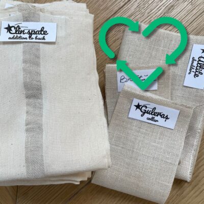 „urbană” croită, mix: Cânepă 2018 & pânză de bumbac și cânepă