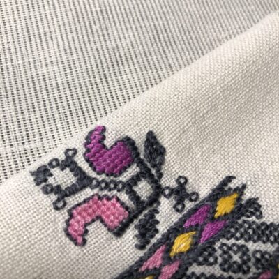 colINe / pânză tradițională de in și bumbac