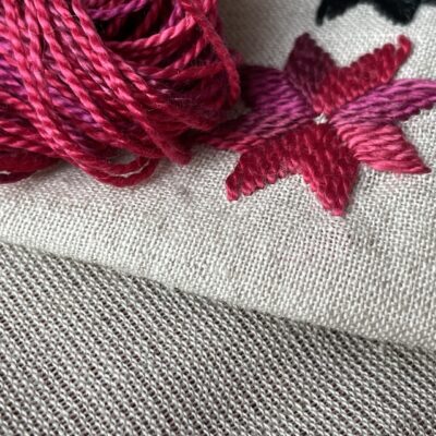 August / pânză tradițională de in și bumbac fin